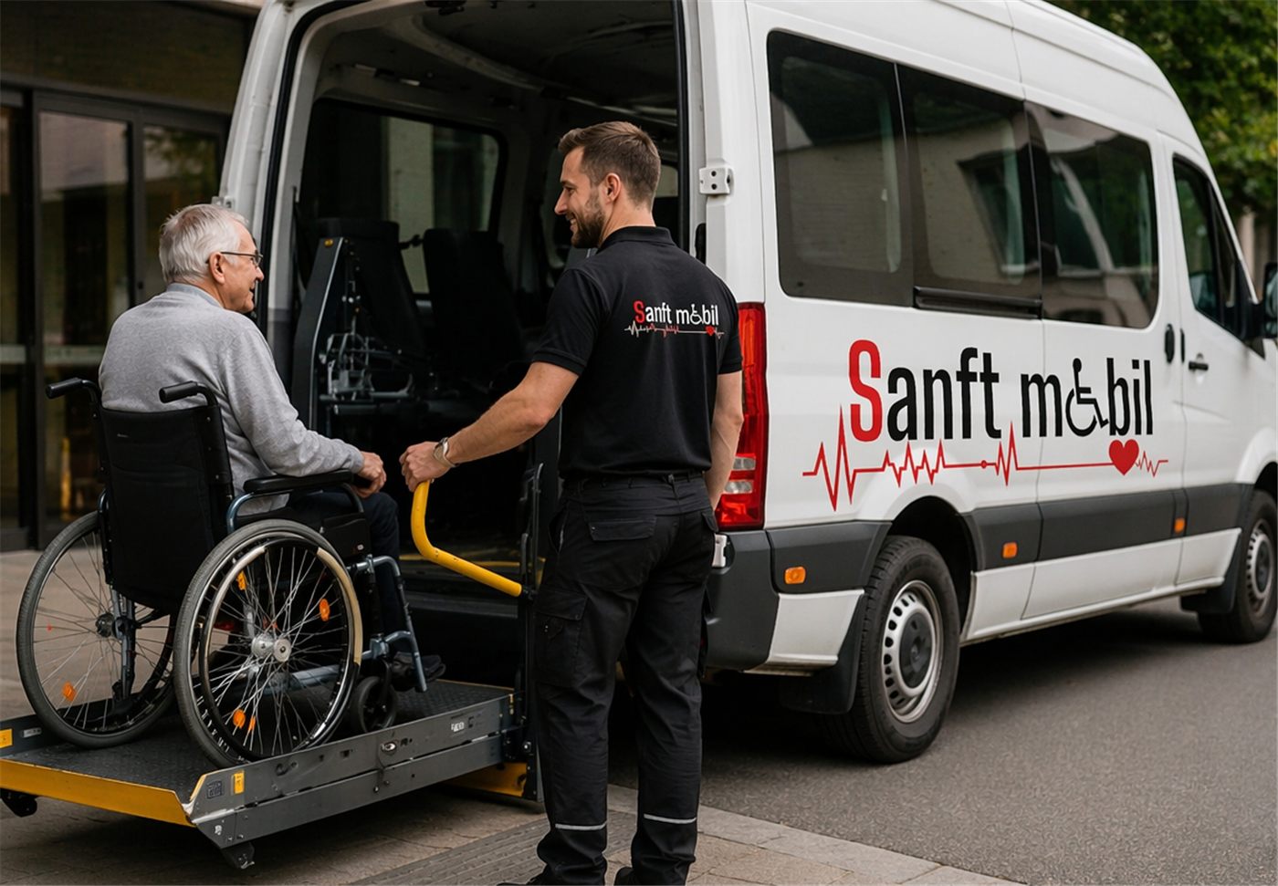 Bild: Rollstuhltransport